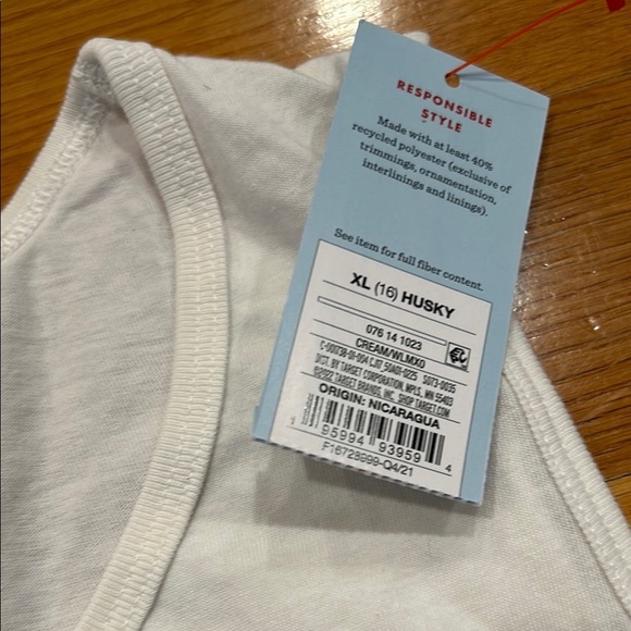 - White Fifth Sun Dinosaur Tank Top - Picture 4 of 4